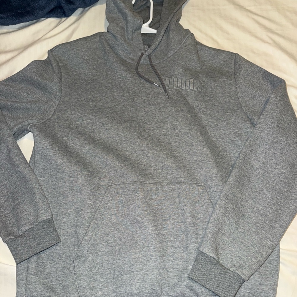 Puma Men's Gray Hoodie